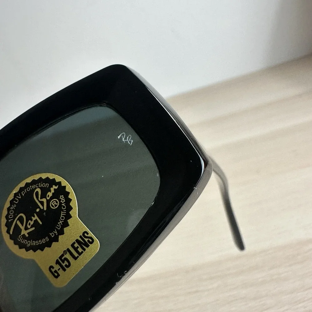 Ray-Ban RB4395F KILIANE Bio Based Polished Black Grey Sunglasses 54mm